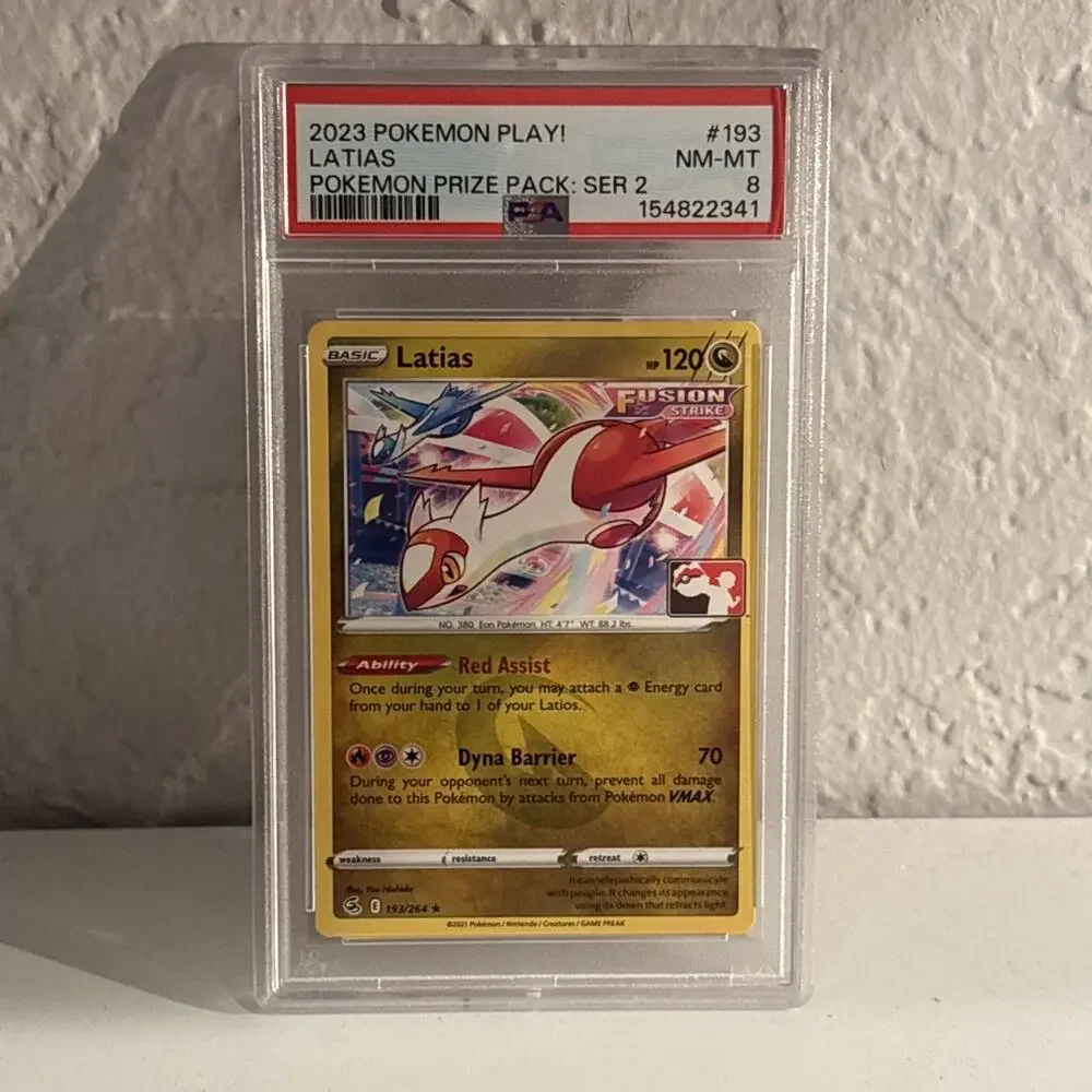 2023 Pokemon play latias Prize pack Series 2 PSA 8 Pop 4